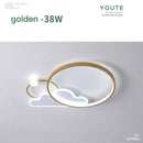 GobekUsa Kids LED Ceiling Light: Modern Nursery Chandelier for Bedroom, Smart Cartoon Lamp