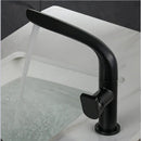 GobekUsa Brushed Gold Basin Faucet - Brass Single Handle Bathroom Mixer Tap