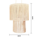 GobekUsa Boho Macrame Ceiling Pendant Light Cover for Home Bedroom Chandeliers