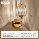 GobekUsa Glass Shade Wall Lamp: Modern Minimalist Nordic HomeDecoraction & Living Room Lighting