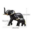 GobekUsa Elephant Resin Figurine: Interior Lucky Ornament for Home Decor