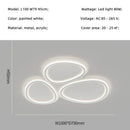 GobekUsa Circular Lumines Panel Ceiling Light for Living Dining Room Decor