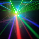 GobekUsa 16*3W RGBW Laser Football Light Strobe Beam Projector DJ Disco Moving Head