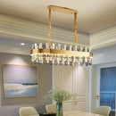 GobekUsa Crystal Chandelier for Living Room Bedroom Dining - Energy-saving Light Luxury Lamps