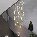 GobekUsa LED Pendant Lights: Modern Simplicity for Living Room, Dining Area, Staircase Chandelier