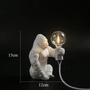 GobekUsa Gorilla Night Light Indoor Decor Resin Small Lamp