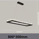 GobekUsa Crystal LED Pendant Lights: Modern Gold Black Industrial Lamp