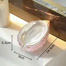 GobekUsa Bitter Gourd Ceramic Soap Dish - Bathroom Accessories Drainage Rack & Storage Container