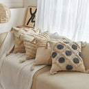 GobekUsa Geometric Tufted Tassel Cushion Cover 30x50cm/45x45cm