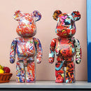 GobekUsa Graffiti Bear 27cm Figurine | Modern Home Decor Statue & Money Jar