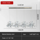 GobekUsa Leaf Sequin Ceiling Chandelier for Modern Living Room, Restaurant, Bar, or Dining Table