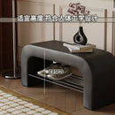 GobekUsa Leather Shoes Changing Stool: Stylish and Functional Seating for Living Room, Bedroom.