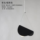 GobekUsa Geometric Iron Pendant Light for Dining Room Bedroom Children's Room