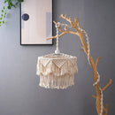 GobekUsa Hemp Rope LED Pendant Lamp with E27 Base for Boho Industrial Farmhouse Decor