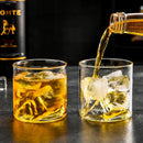 GobekUsa Glacier Wine Cup: Japanese Style Whisky Glass with Fuji Artwork