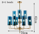 GobekUsa Glass Chandelier: Elegant Nordic Design Hanging Lamp for Kitchen Island, Restaurant, and Home