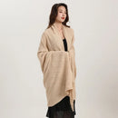 GobekUsa Knitted Diamond Blanket: Versatile Solid Shawl for Home, Office, Travel