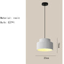 GobekUsa Elegant Resin Chandeliers Dining Room Bedside Lamp E27 Adjustment