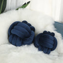 GobekUsa Knot Ball Short Plush Throw Pillow for Home Décor and Comfort
