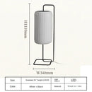 GobekUsa Japanese Style LED Floor Lamp for Living Room Bedroom Tea House