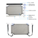 GobekUsa Cat Window Suction Hanging Bed Hammock Resting Radiator Durable Washable Pet Bed
