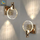 GobekUsa Crystal LED Wall Lamp for Bedroom Living Room and Bathroom Makeup