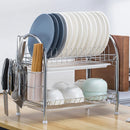 GobekUsa 3-Tier Kitchen Drying Rack & Dish Organizer Shelf with Drain Board