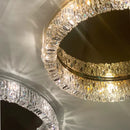 GobekUsa Crystal Ceiling Lamp: Modern Bedroom & Living Room LED Light Luxe Atmosphere