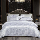 GobekUsa Jacquard Satin Summer Bedding Set - Elegant & Skin Friendly Duvet Cover - Single/Double Size