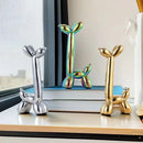 GobekUsa Abstract Ceramic Balloon Dog Sculpture for Home Office Décor