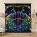 GobekUsa Good Luck Peacock Home Decoration Curtains for Happy New Year