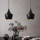 GobekUsa Black Aluminium Modern Pendant Light for Living Room Dining Table Decor