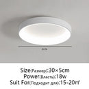 GobekUsa LED Ceiling Lights: White Grey Modern Design, Dimmable for Living Room Bedroom Dining