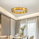 GobekUsa Gold Ring Chandelier: Modern Italian Design for Stylish Living Spaces