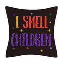 GobekUsa Halloween Linen Cushion Cover for Living Room Decor and Sofa - Trick or Treat