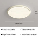 GobekUsa LED Ceiling Light: Nordic Minimalist Design, Remote Control, for Bedroom, Living Room