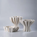 GobekUsa Geometric Ceramic Flower Pot Sculpture Home Decor