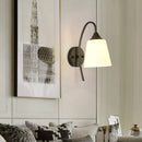 GobekUsa Gold Glass Wall Lamp Bedroom Sconce for Hotel Living Room Aisle Staircase