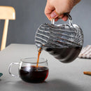 GobekUsa Glass Coffee Carafe, 600ml Pour Over Pot with Rubber Lid