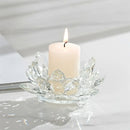 GobekUsa Crystal Lotus Candle Holder Aromatherapy Base Candelabros