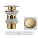 GobekUsa Black Gold Pop Up Drain for Sink - Faucet Accessory Kit