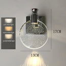 GobekUsa Bubble Crystal Pendant Lights: Nordic LED Hanging Lamps for Living Room, Bedroom & Dining Area