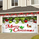GobekUsa Christmas Backdrop Cloth for Festive Garage Door Decor & Party Venue Scene