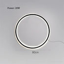 GobekUsa Designer Ring LED Wall Light: Minimalist Nordic Decor Lamp for Living Room Atmosphere.