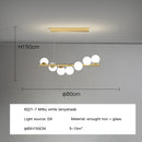 GobekUsa Glass Balls G9 LED Chandelier for Dining Room & Kitchen