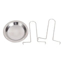 GobekUsa Chicken Roaster Rack & Bowl Set - Stainless Steel BBQ Grill Stand for Oven