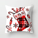 GobekUsa Christmas Cushion Cover 45x45cm Xmas Pillowcase for Sofa - Happy New Year 2023