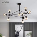 GobekUsa Glass Ball Chandelier Modern Minimalist Decor Lighting