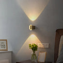 GobekUsa Copper LED Wall Lamp Modern Bedside Reading Indoor Nordic Scone Wall Lamp