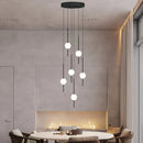 GobekUsa Creative LED Chandeliers: Luxurious Design for Living Rooms, Large Lighting Fixtures for Staircases